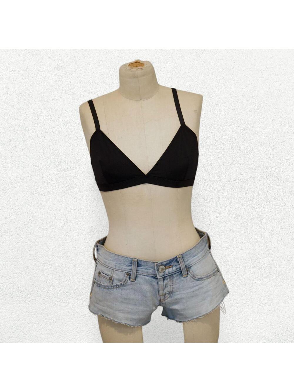 Parade Bralette in Black with Mesh